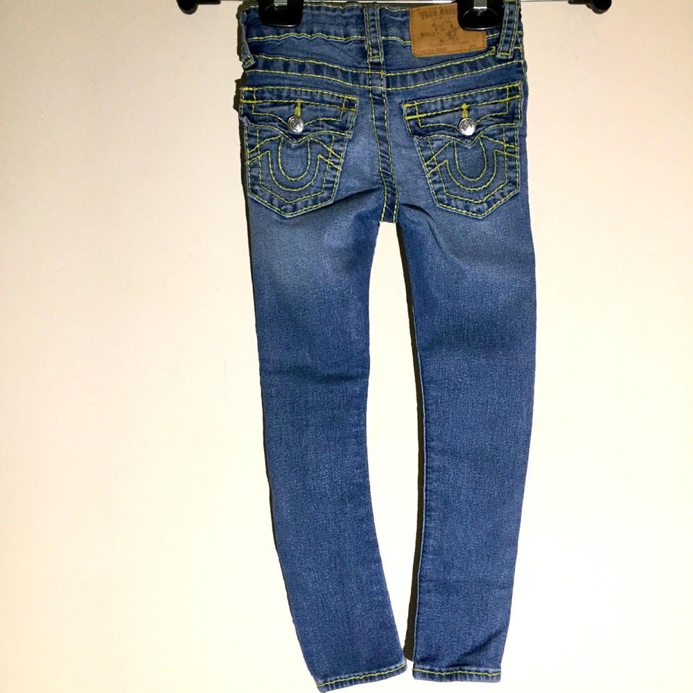 True Religion Denim Skinny Distressed Kids Jeans